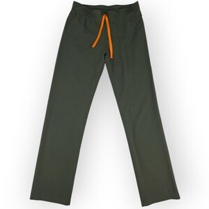 FIGS High-Waisted Livingston Basic Scrub Bottoms Women's Small/ Tall Moss